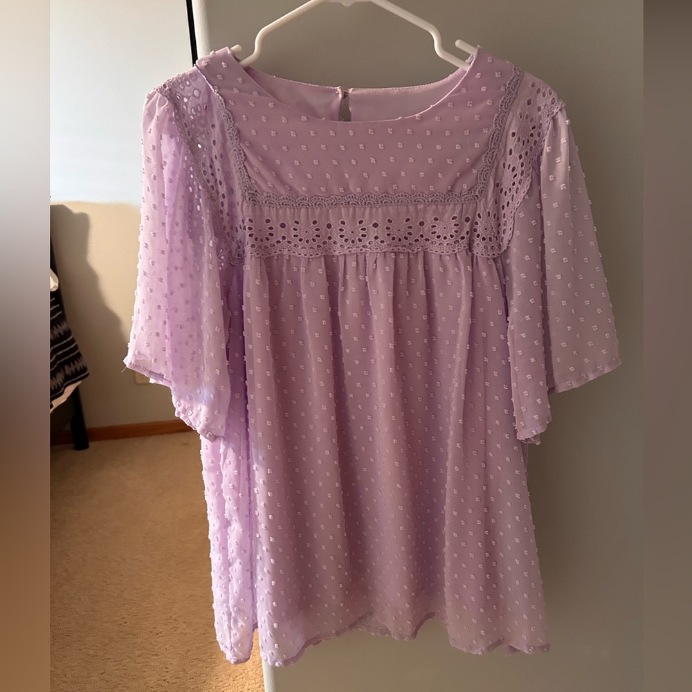 Lavender Blouse